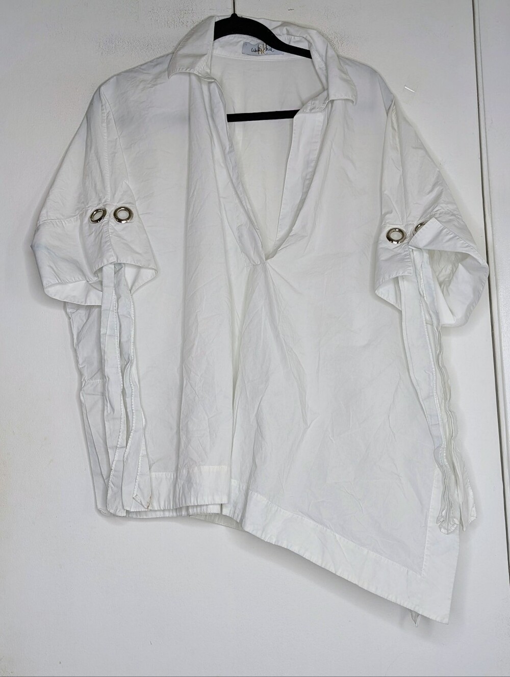 Carolina Herrera white collared shirt | Oversized , Cotton size large